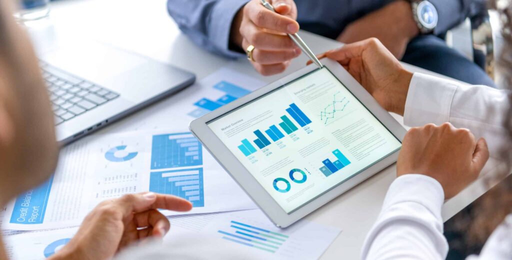 Teammeeting bei Hashtag Finance